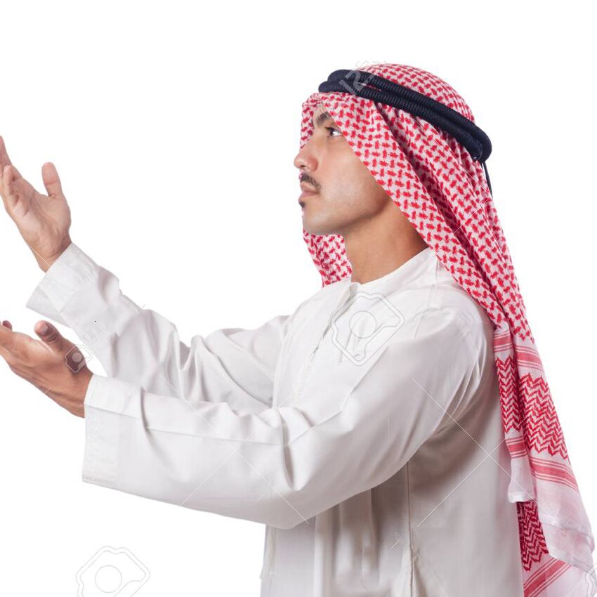 Man Saudi Arabic Islamic Clothing Dubai Muslim Accessories Headpiece Traditional Costume Turban Prayer Hat Plaid Head Scarf Caps