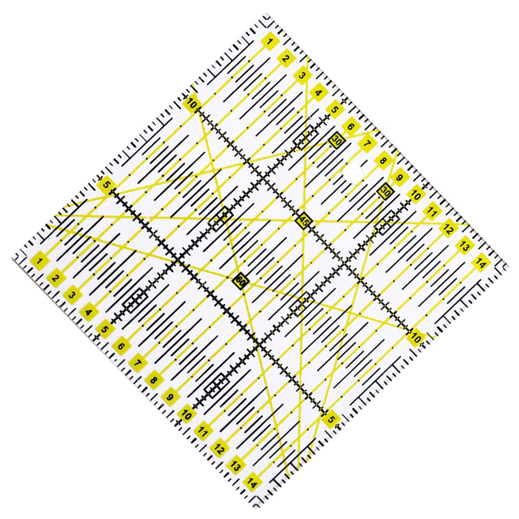 Acrylic 15*15 ruler Patchwork ruler plexiglass scale ruler Printed color ruler