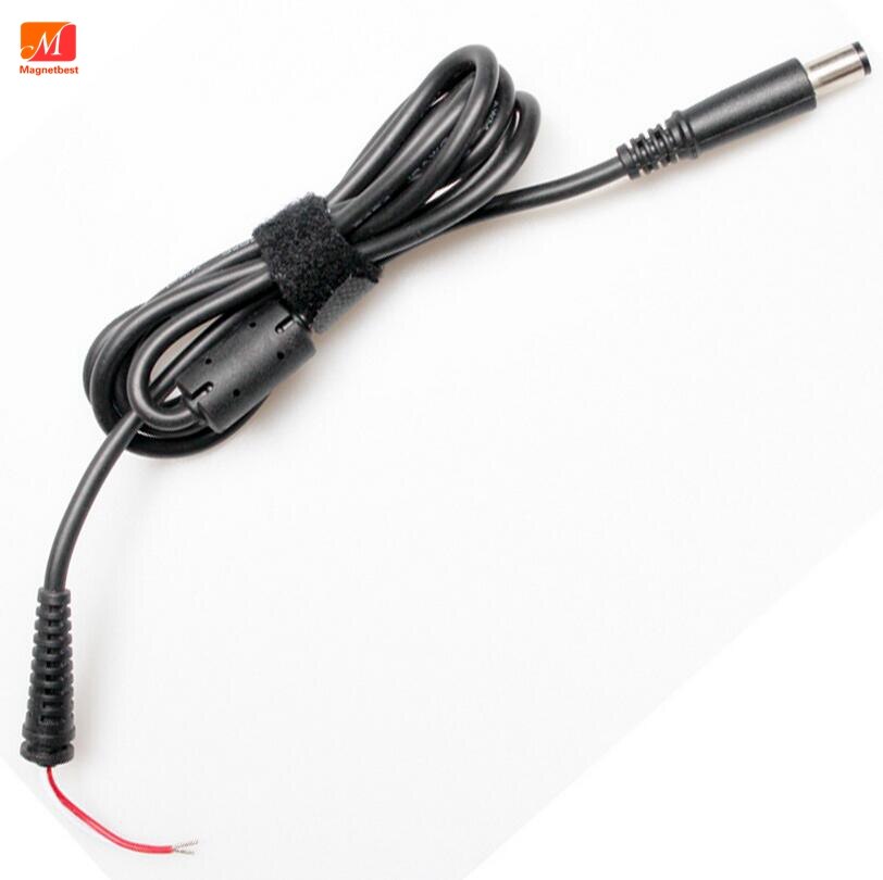 Connecteur de câble de chargeur d'alimentation cc 7.4 x 5.0 avec broche à l'intérieur pour adaptateur d'ordinateur portable dell, connecteur cc 7.4*5.0mm câbles cc