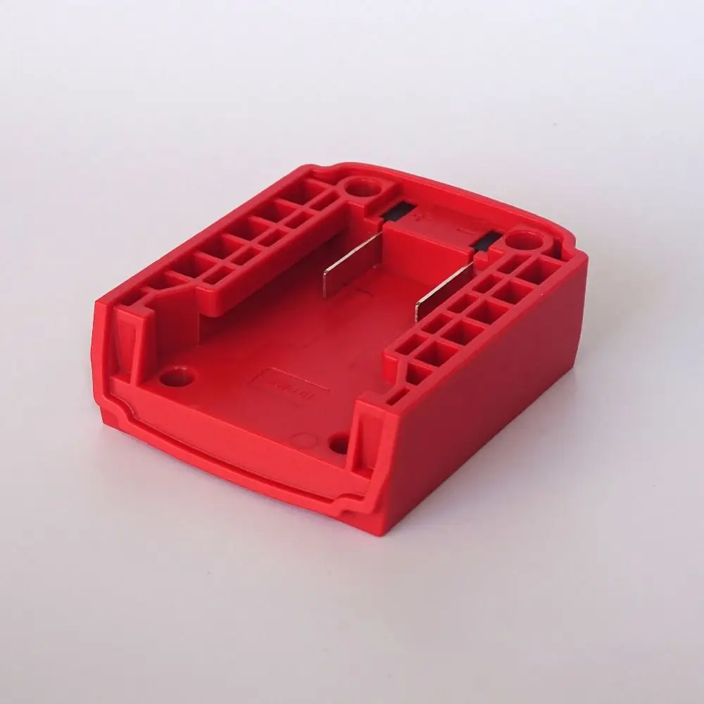 DIY Battery Adapter Converter Base Battery Connector Charging Head Shell Holder Base Power Tool Accessories: Khaki