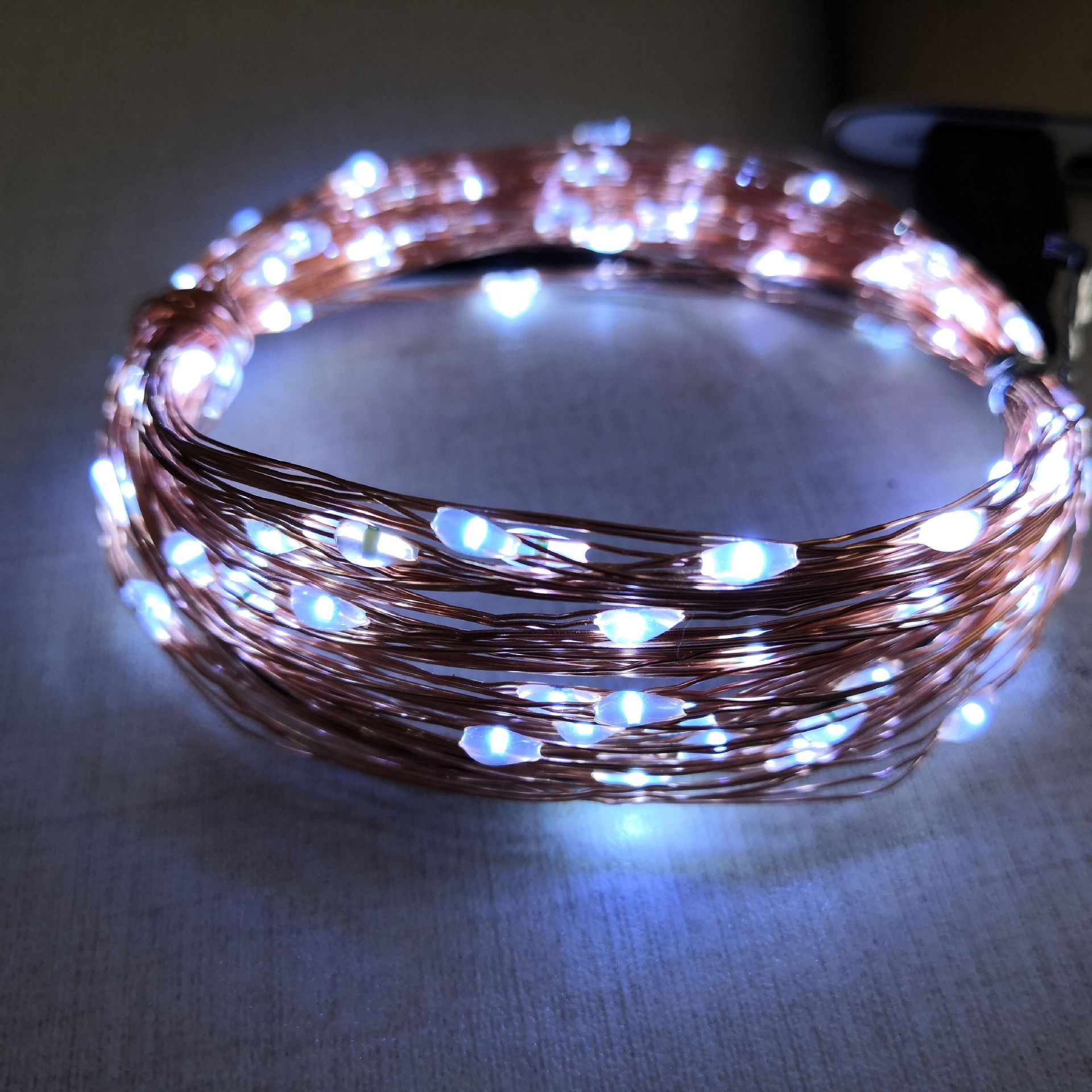 2m/5m/10m led ljusslingor silvertråd usb hem trädgård vattentät sagoljus julfest krans dekoration ljusslinga