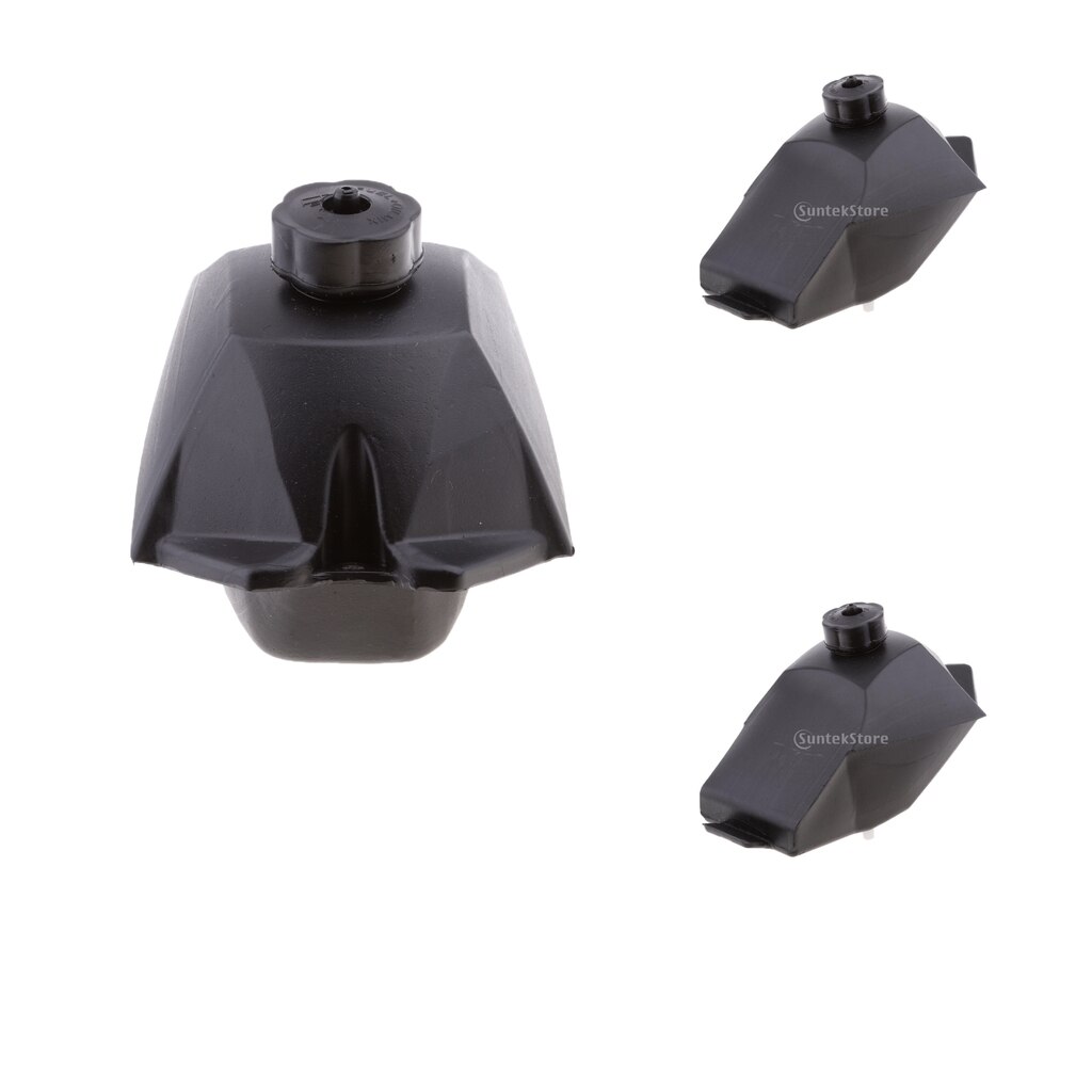 3pc Gas Fuel Tank for 43/47/49cc ATV Gokart Mini Quad Dirt Bike ATV Black
