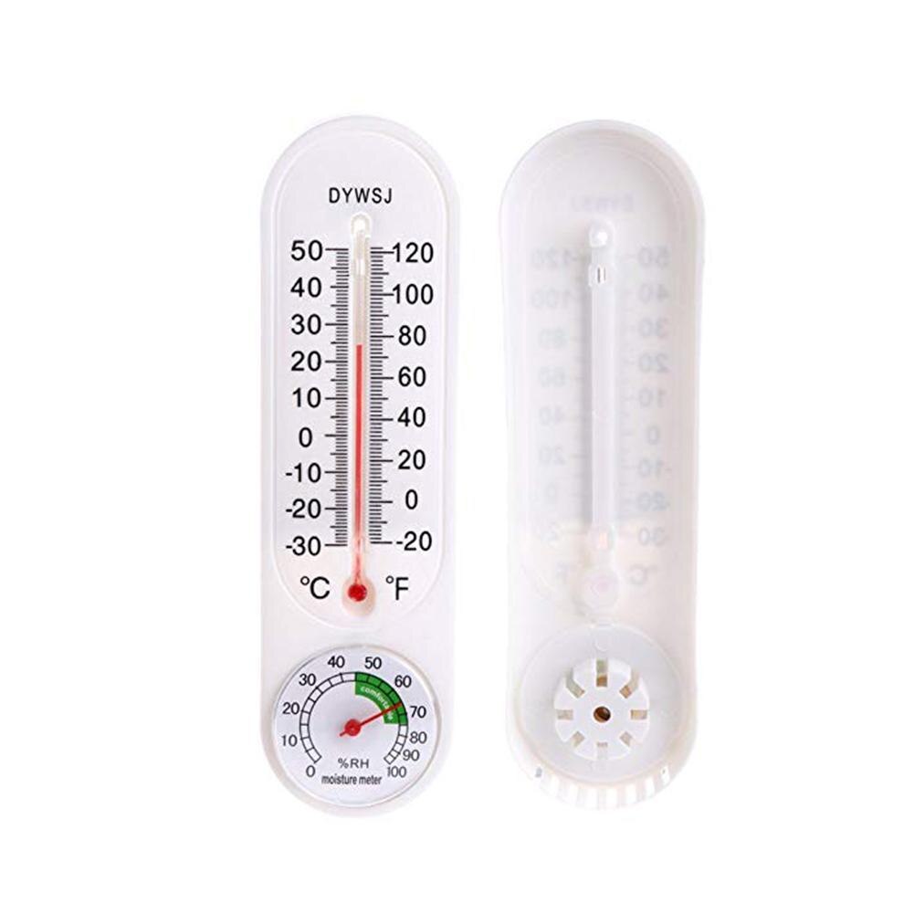 Muur Gehangen Thermometer Hygrometer Temperatuur Voor Indoor Mini Temperatuur Kantoor Sensor Outdoor Tuin C6Y8: Default Title