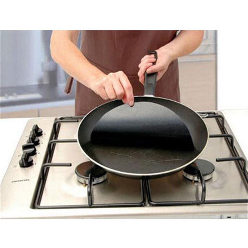 2Pcs/Pack Pan Mat Non Stick Kitchen Cooking Liner Sheet Wok Mats Pot Holder Tools Kitchen Baking Pad
