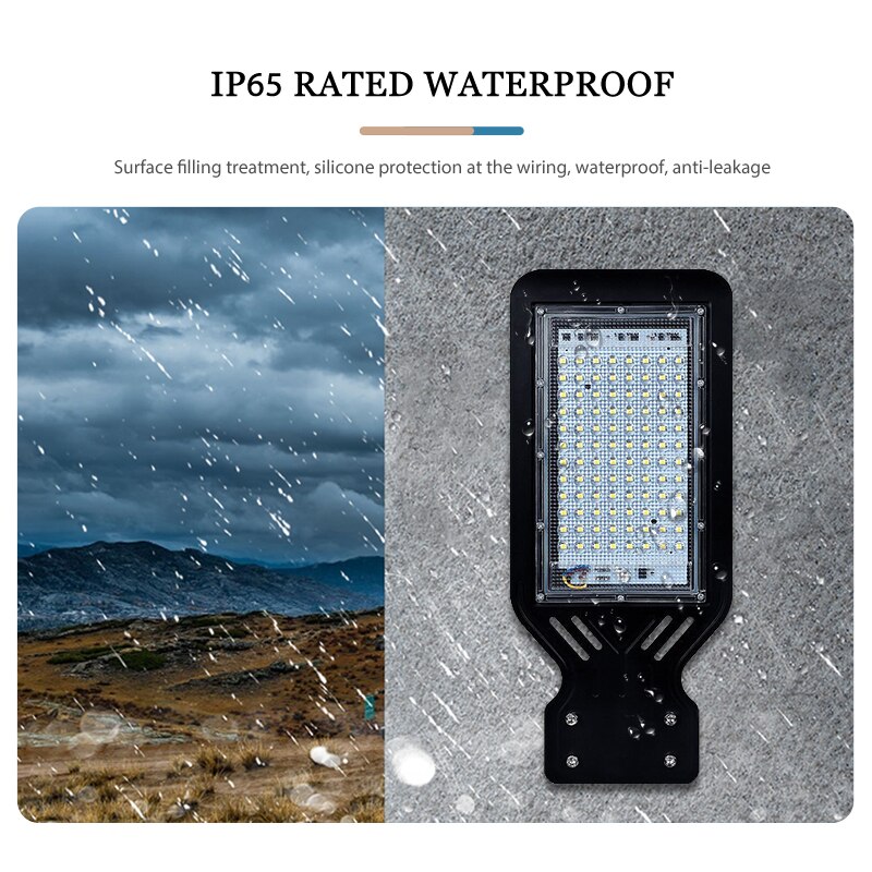 Waterproof IP65 LED Street Light 100W LED Floodlight 220V Spotlight Wall Light Outdoor Garden Road Street Pathway Spotlight