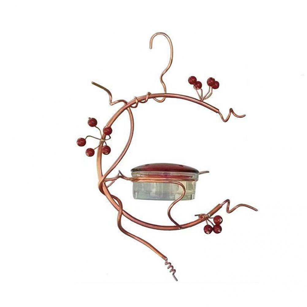 Durable Bird Feeder Red Hummingbird Feeder Attractive Easy to Clean Durable Sturdy Drinker