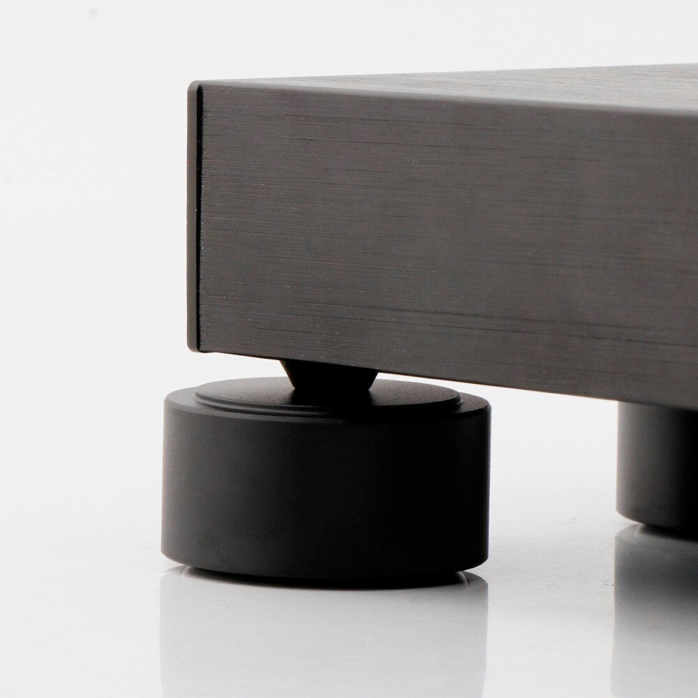 4PCS HiFi Audio Speaker Isolation Feet 40x20MM, Aluminum Vibration Proof Speaker Floor Protector for Loudspeaker/Subwoofer/Ampli