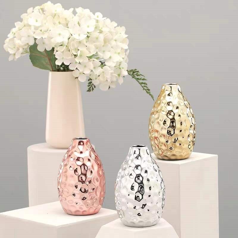 Rose Gold Ceramic Vase