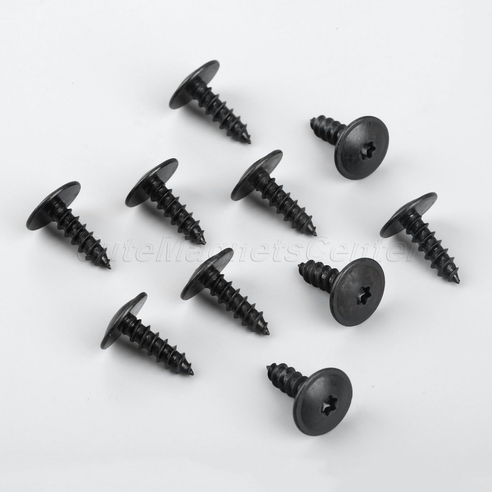 Mtsooning 10 stk motordeksel underbrett sprutbeskyttelse hjulbue torx skrue 5 x 15mm festeklemmer  n90974701 for vw golf