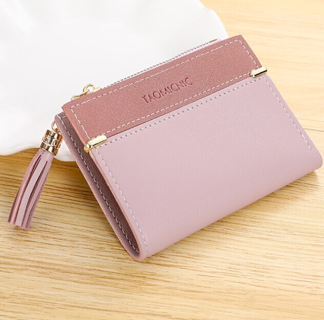 Nowy kobiety skórzana wzór portmonetka Passcard kieszeni portfel kieszenie uwaga przedziału Passcard posiadacz karty kopertówka: 04