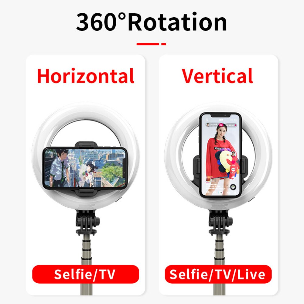 5 inch LED Selfie Ring Light Phone Photo Video Lamp with Bluetooth Shutter Photography accessories