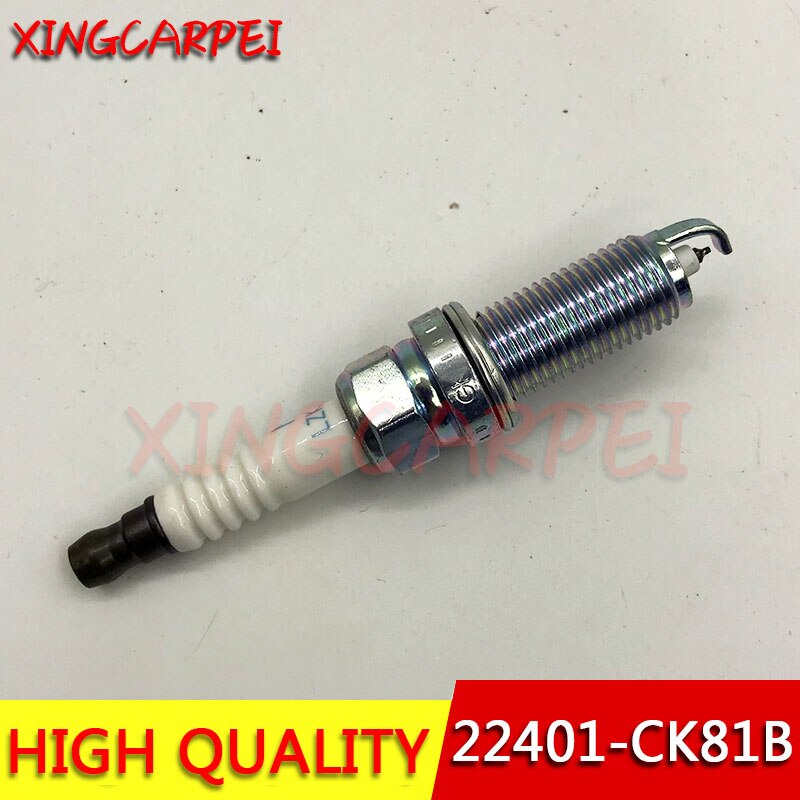 Brand 4pcs/lot Iridium spark plugs LZKAR6AP-11 22401-CK81B Fit For Nissan X-TRAIL QASHQAI NV200 LZKAR6AP11