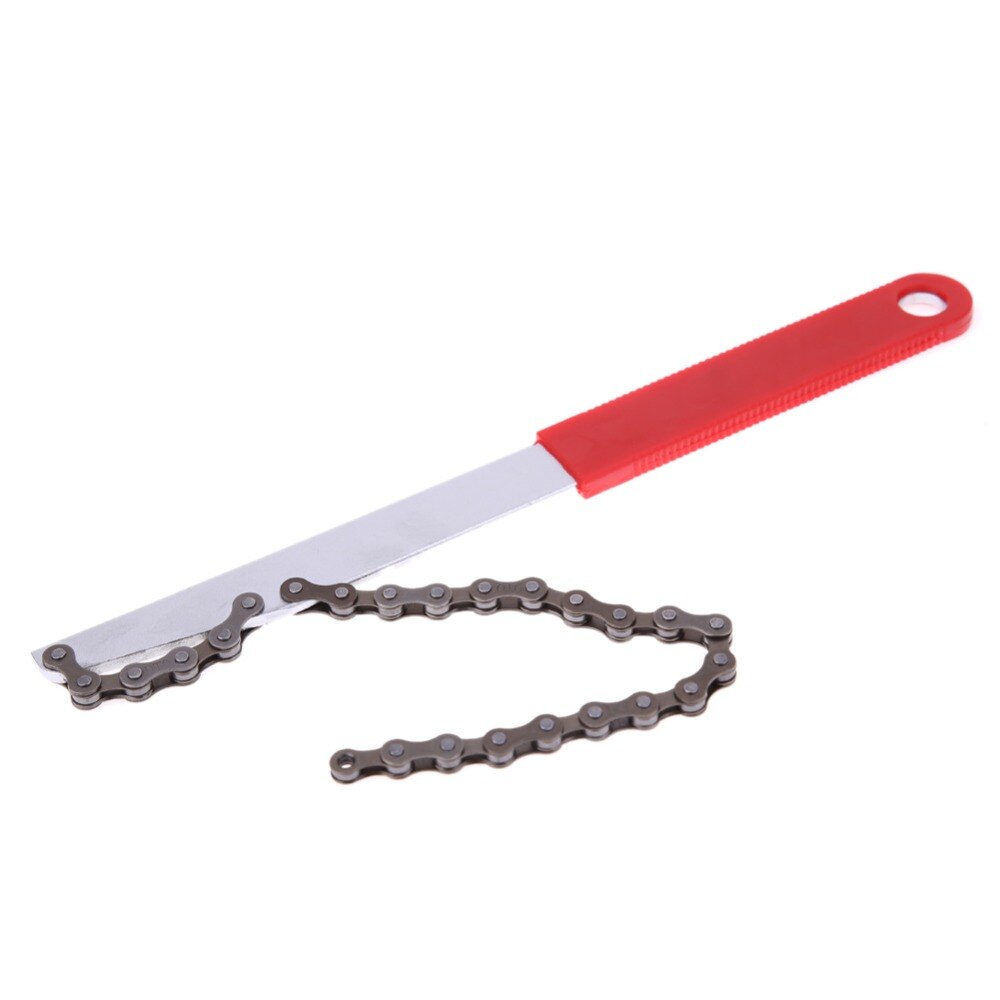 Bicycle Freewheel Turner Chain Whip Cassette Sprocket Remover Tool Freewheel Repair Tools Bicycle Chain Repair Tool