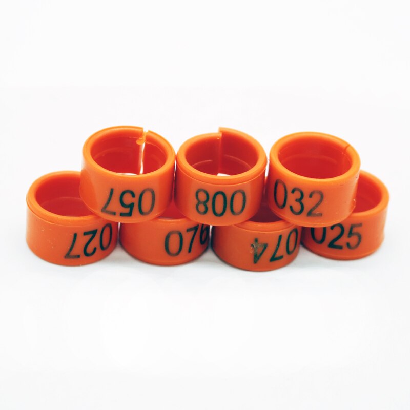 Kurczak kaczka gęsia stopa pierścień 1.6cm drób identyfikacja pierścienie ptaki sprzęt robić karmienia narzędzia robić zarządzania zwierzętami: czerwony