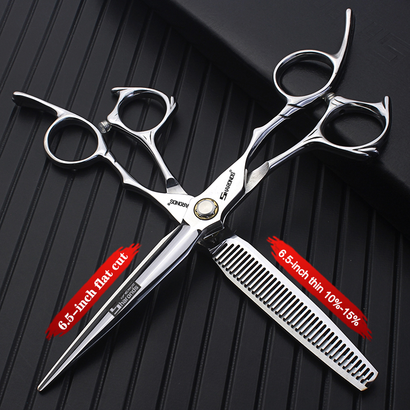Professionele Kappersschaar Gespecialiseerde Kappersschaar 6 Inch/6.5 Inch Kapper Gewijd Dunner wordend Haar Schaar: YELLOW