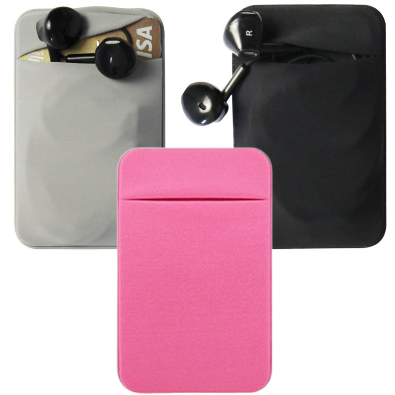Tarjetero para teléfono móvil, pegatina de bolsillo, funda para tarjeta, adhesivo, billetera para iPhone 16, 15, 14, Samsung, Xiaomi, Huawei, teléfonos inteligentes