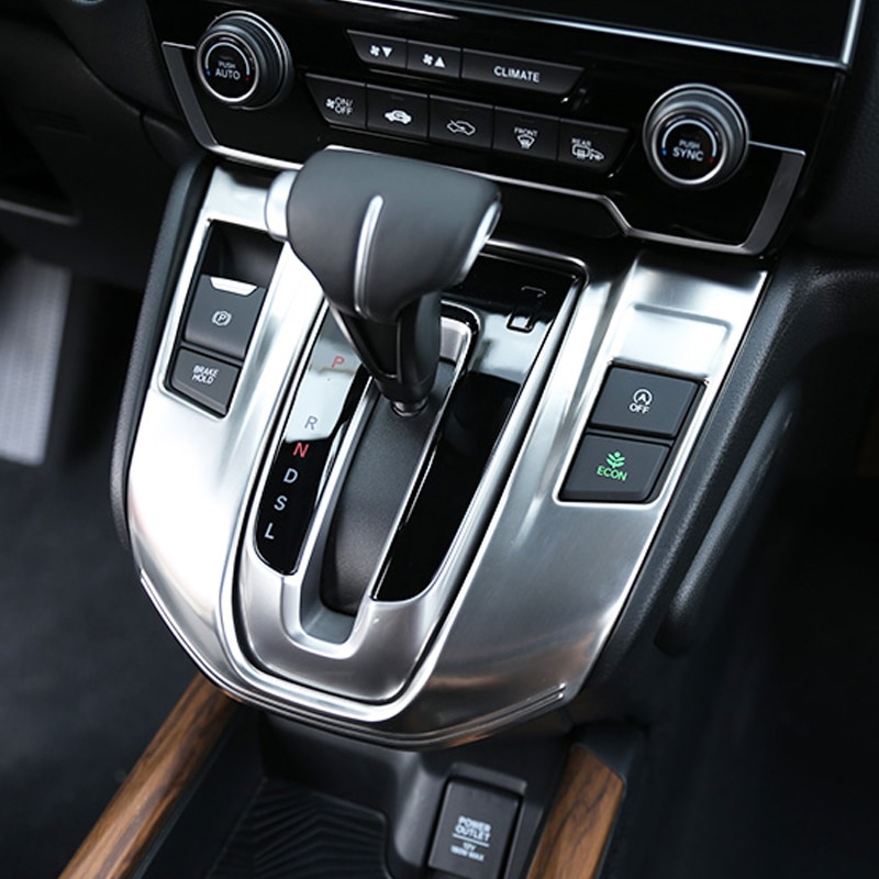 Car gear box interior decoration patch cover For Honda CRV CR-V accessories CarStyling