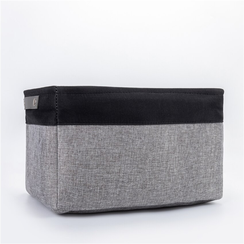 Grote Stof Opslag Mand Speelgoed Dozen Decoratieve Manden Met Lederen Handvat Inklapbare Manden Voor Organizing Opslag Mand: 3