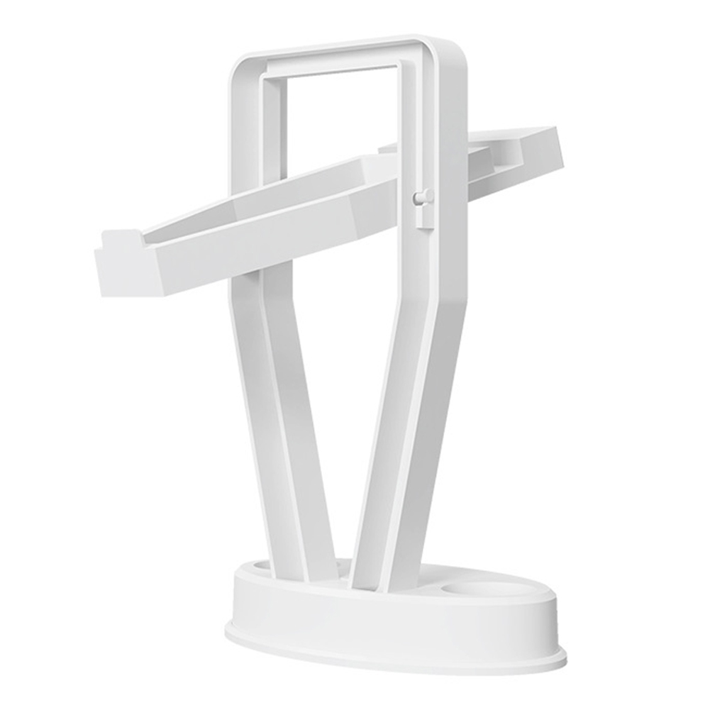 VR Glasses Display Stand Mount Stand for Oculus Quest 2 Headset Controller Storage Holder Instruments Accessory: white