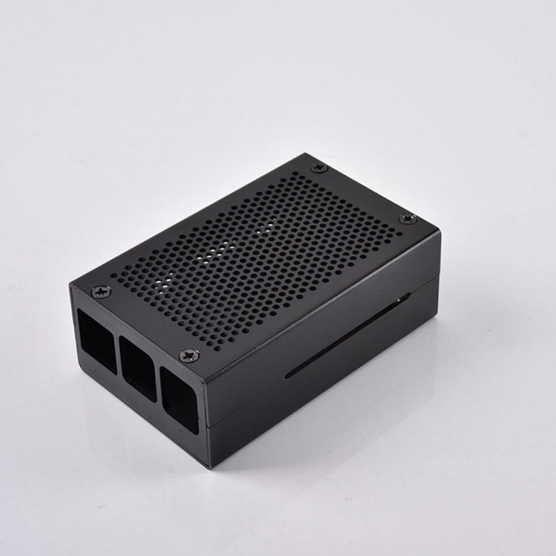 Metal Enclosure Raspberry Pi 3 Aluminum Case for RPI 3 Model B Compatible with Raspberry Pi 3 Model B+ Black Silver Case