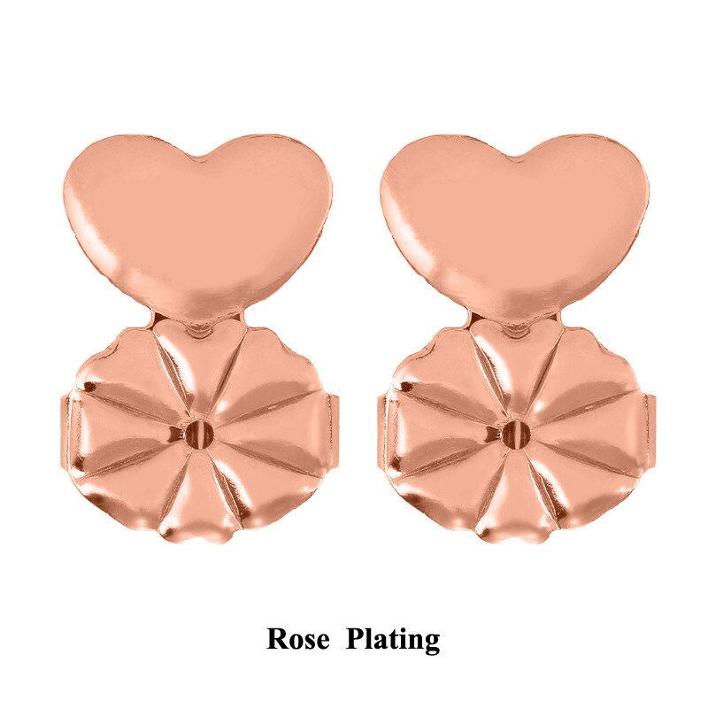Nowe popularne Magic Bax Ear Studs urządzenie pomocnicze kreatywne nausznice Stud Buckle Lifter europejska i amerykańska biżuteria: A-Rose Gold