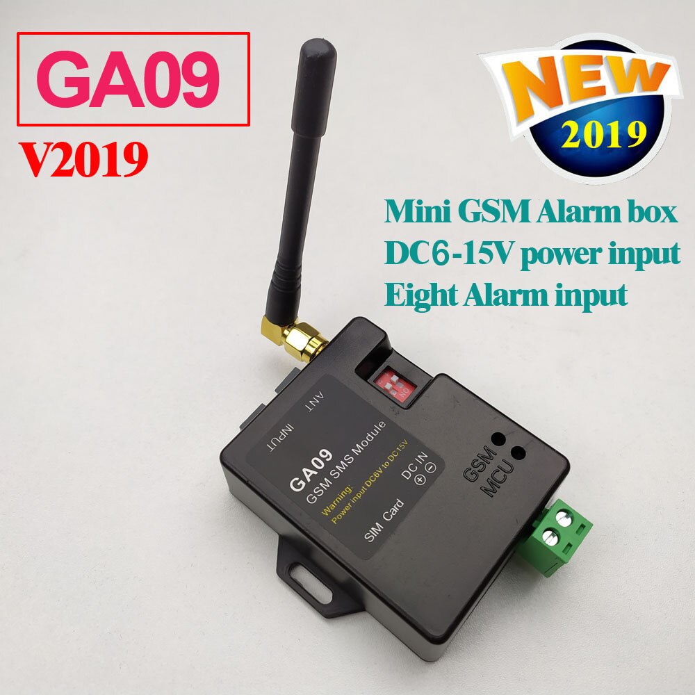 GSM Alarm box SMS Alert Wireless alarm GA09 Home and industrial security alarm unit