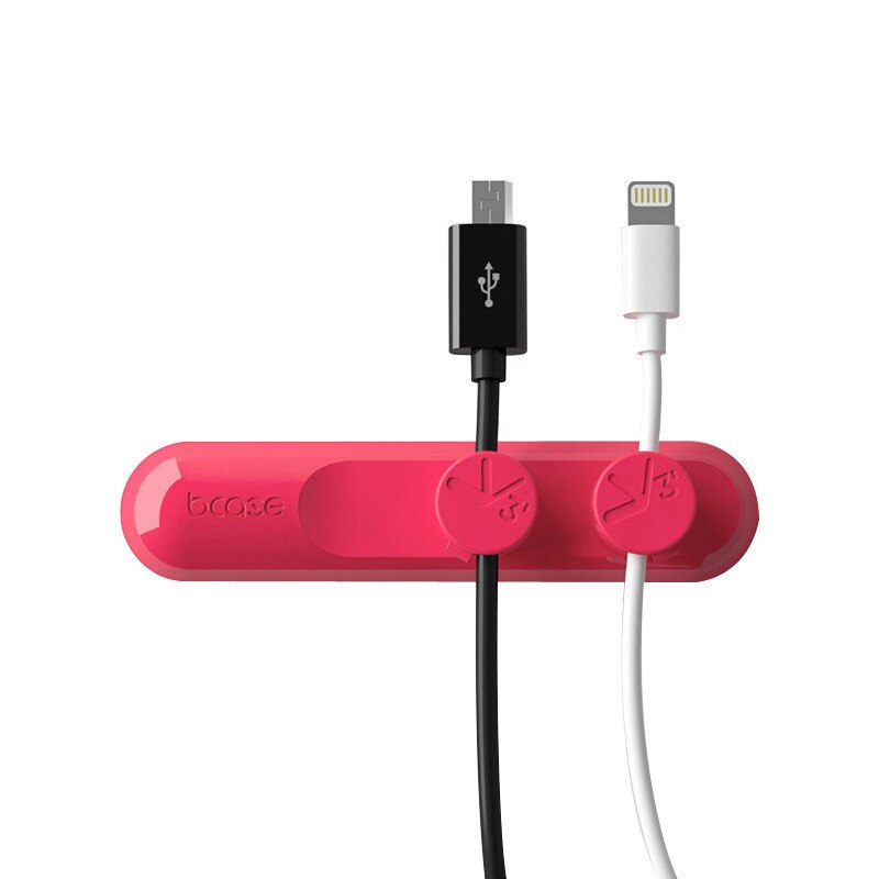 1PC Mobile Phone Cable Clip For Car Desktop Tidy Charger Cable Organizer For Data Cable Digital Wire Charging Cable Winder: 01