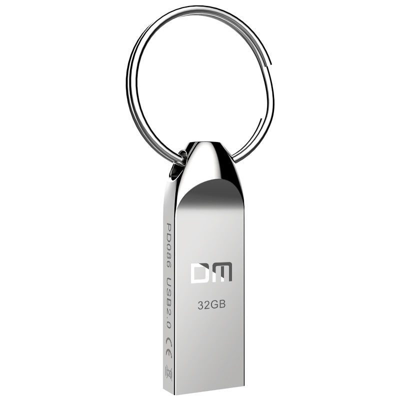 USB2.0-Stock PD086 8 GB 16 GB 32 GB Metall Stift Stock Wasserdicht