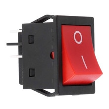 1pc Power Switch Welding Machine Power Switch 120/250V AC Electric VoltagHeater Switch Heavy-duty Nylon Red LED