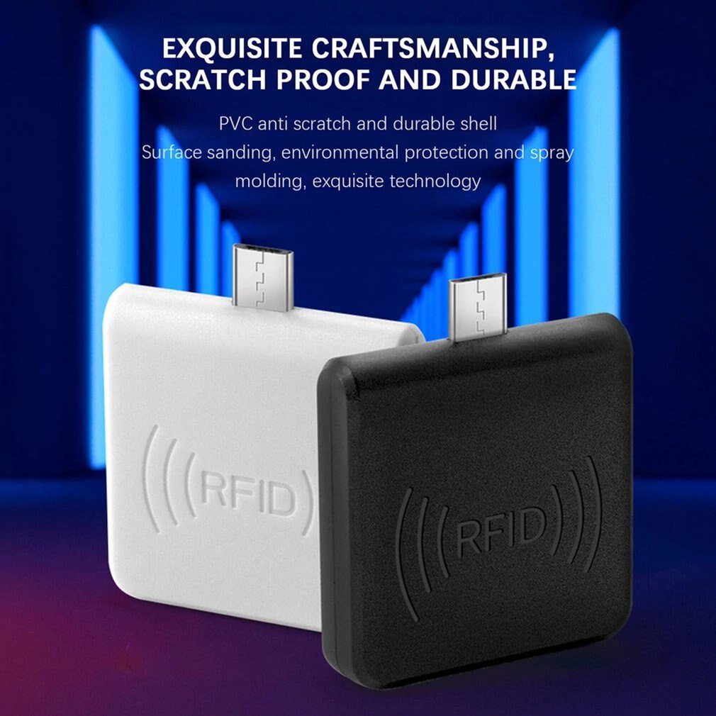 Mini RFID Reader Mobile Phone EM4100 TK4100 ID Card Reader For Android Mobile Phone 13.56Mhz Card Reader