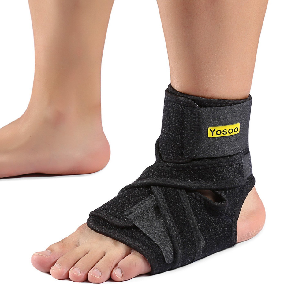Adjustable Ankle Support Pad Protection Elastic Bandage Ankle Brace Guard Sprains Injury Wrap Heel Pad for Basketball