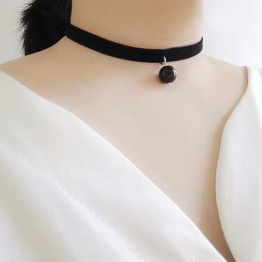 Japanese Kpop Spring Cherry Blossoms Heart Pendant Choker Short Clavicle Necklaces For Girl Cute Aesthetic Jewelry: M-1-41