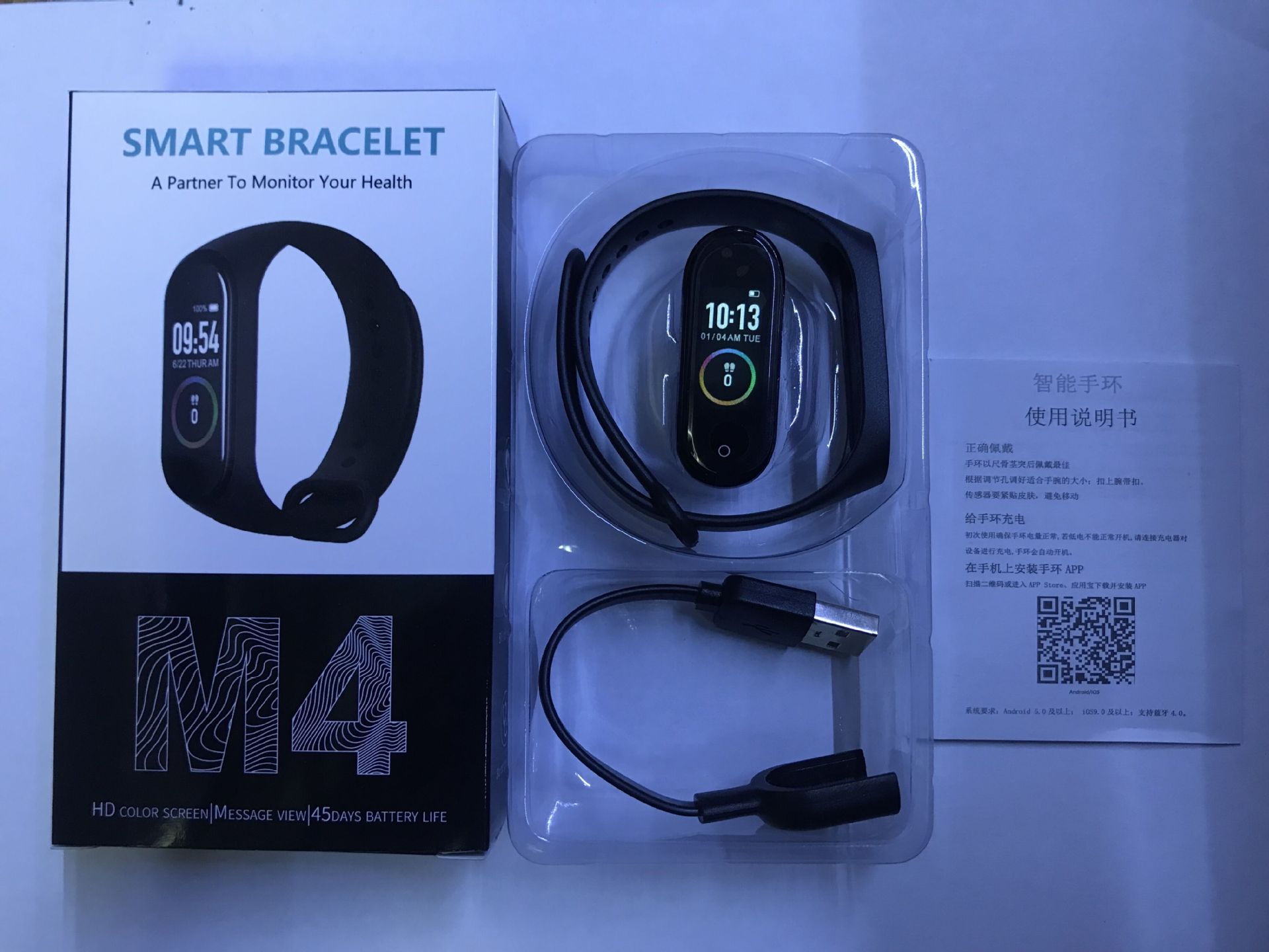 M4 Smart Wristband Waterproof Blood Pressure Heart Rate Monitor FitnessTracker Smart Bracelet M4 Band Watch Sport reloj montre