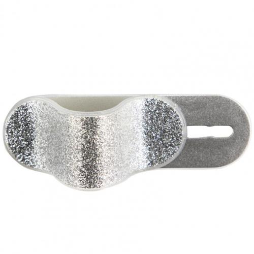 U-Vormige Universele Mobiele Telefoon Grip Stand Back Sticker Vinger Ring Houder Ondersteuning Duurzaam Wasbaar Mobiele Telefoon Houder Stands: Grey