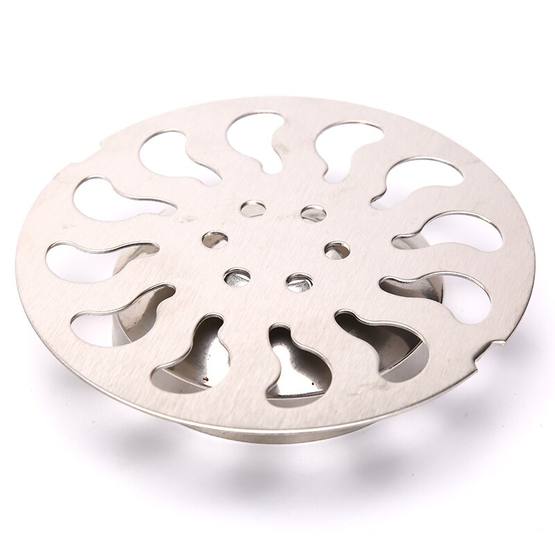 Roestvrij Staal Afvoerputje Cover Overloop Ronde Anti-Verstopping Douche Drain Haar Catcher Voor Badkamer Wassen Machine Wc Riool
