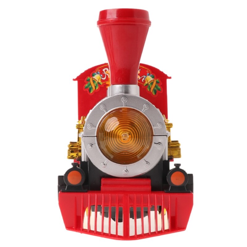 Bubble Blowing Toy Train Battery Powered Locomotive Engine With Light And Music B2QD