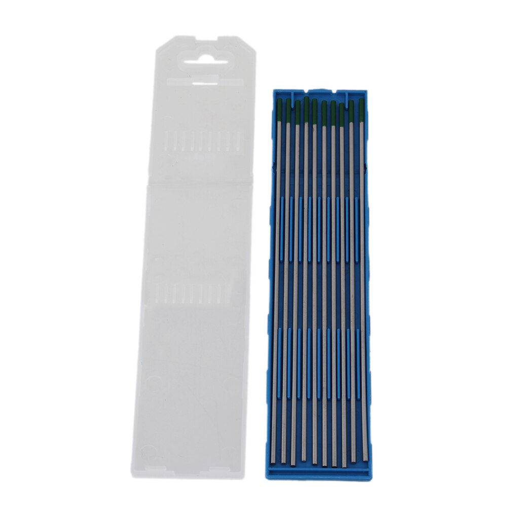10 stk 4.0 mmx 175mm grønne tig svejsning wolfram elektroder til aluminium titanium