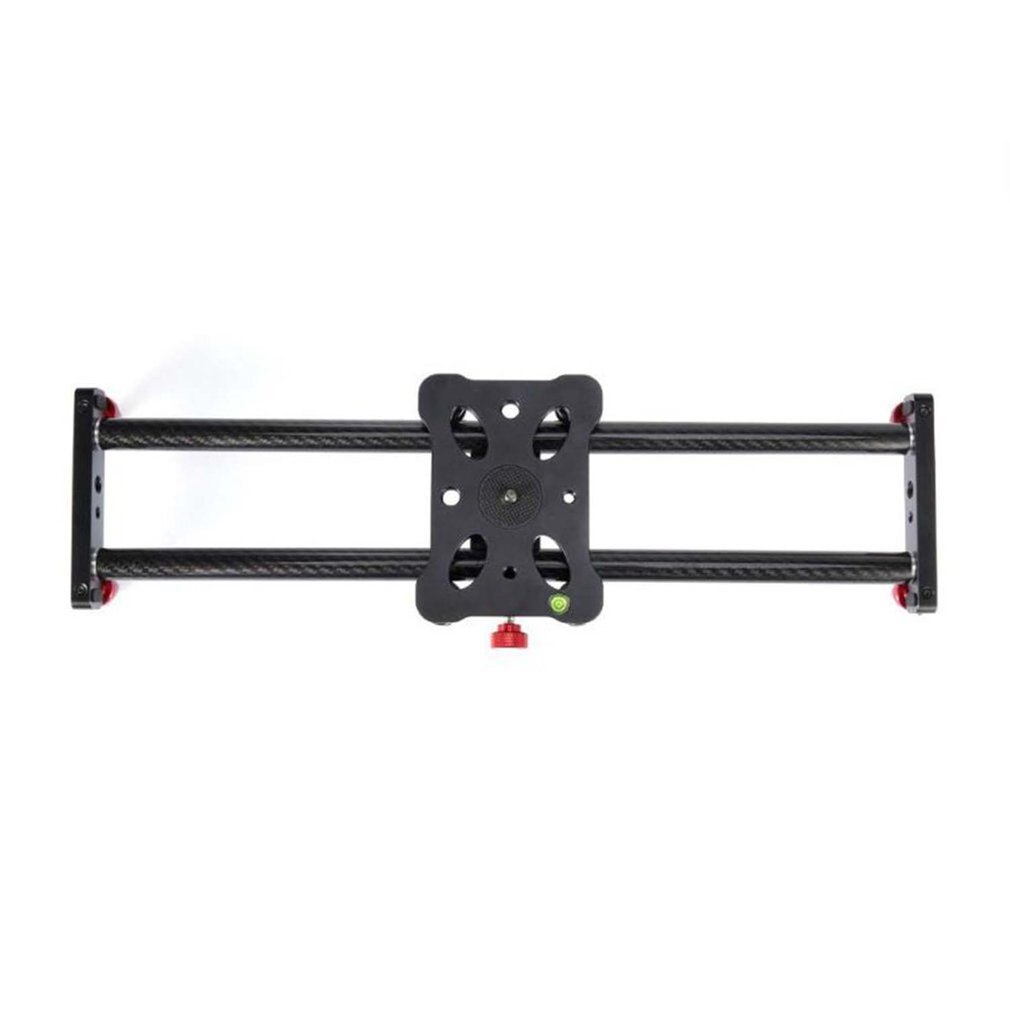 Curseur de piste de caméra en Fiber de carbone 42cm, stabilisateur vidéo DSLR, caméscope sur Rail, avec trous de fixation de vis de 1/4 pouces