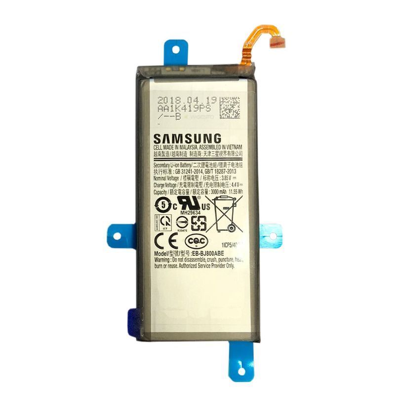 Samsung J8 2018 J810 Batteria EB-BJ800abe 3000 mAh.