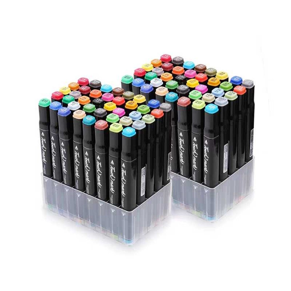 Soporte para rotuladores, organizador de escritorio con 30/40 ranuras, soporte para lápices, brochas de maquillaje, organizador de papelería, Accesorios de escritorio de oficina