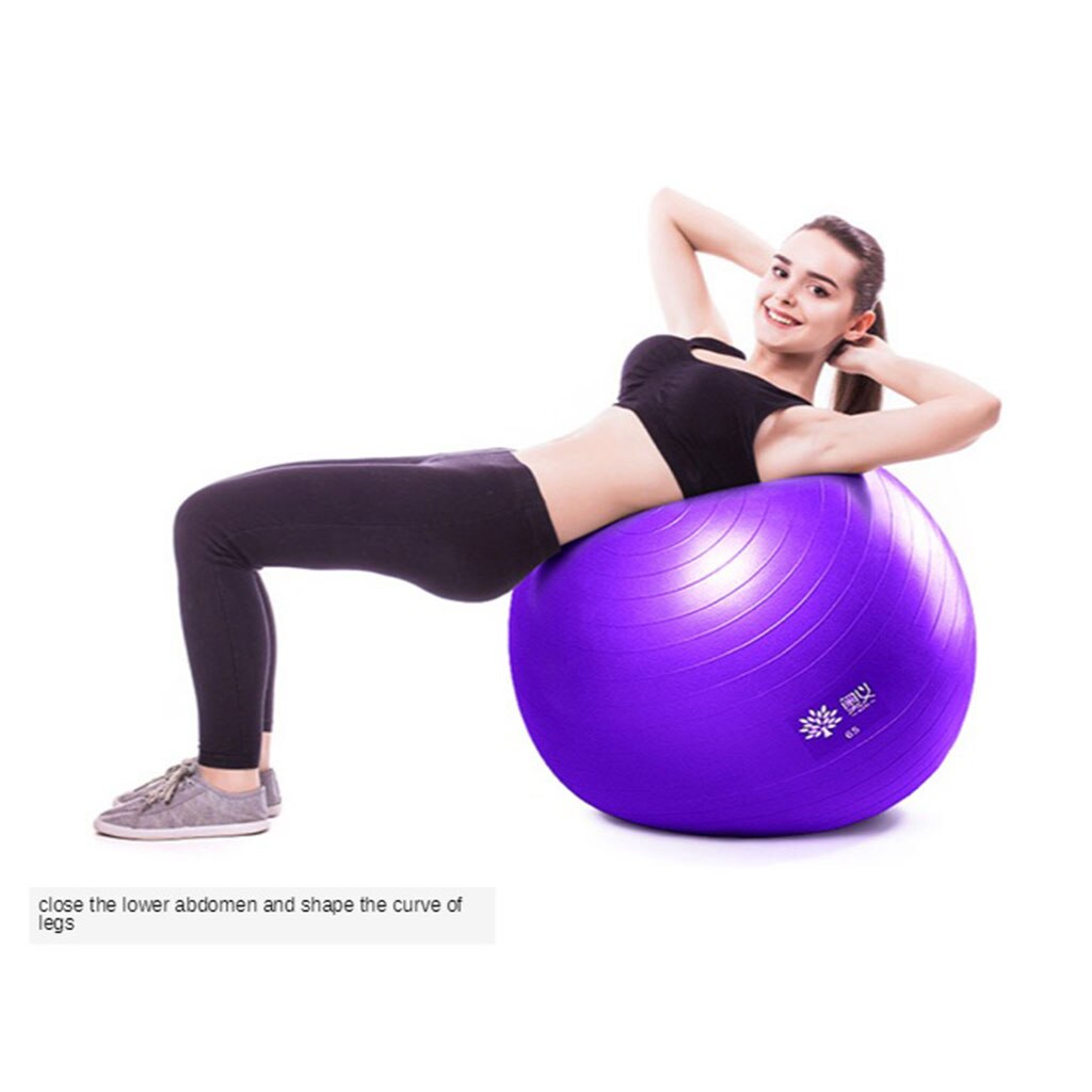 Yoga Ball Exercise Ball Ant-Burst Workout for Pilates, Gym Training Home Gym
