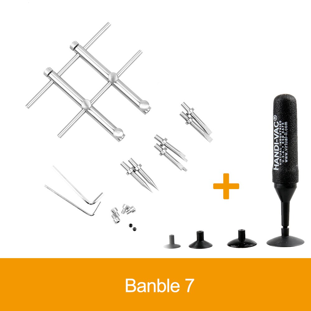 Sonovel-llave inglesa de reparación de lente de cámara, juego de herramientas abiertas, desmontar el rango de la lente de 10mm a 130mm: Azul