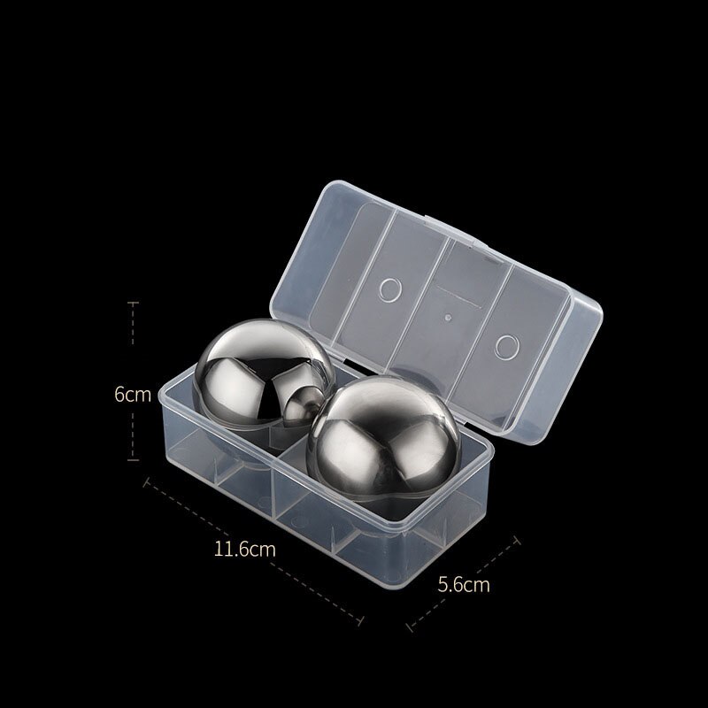 Whiskey Blocks Set - 2pcs Whiskey 304 Stainless Steel Ice Cube Set - Reusable Ice - Best drinkable