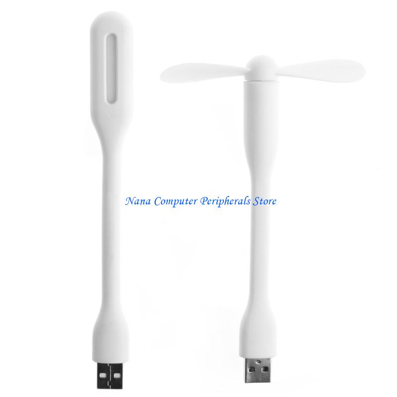 Ventilador USB USB F68C LED LED Flexible flexible Ventilador enfriamiento con lámparas para: BLANCO