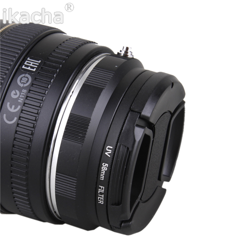 Digitalkamera Makro-objektiv Umge Adapter + 58mm UV + 58mm objektivdeckel für sony