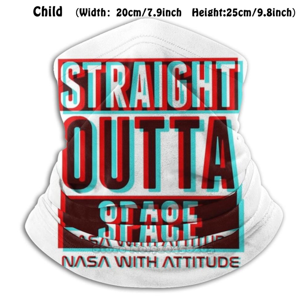 Straight Outta Space 1 3d Scarf Bandana Headband Outdoor Climbing Warmer Face Mask Nwa Compton Straight Outta Compton Hip Hop: Child