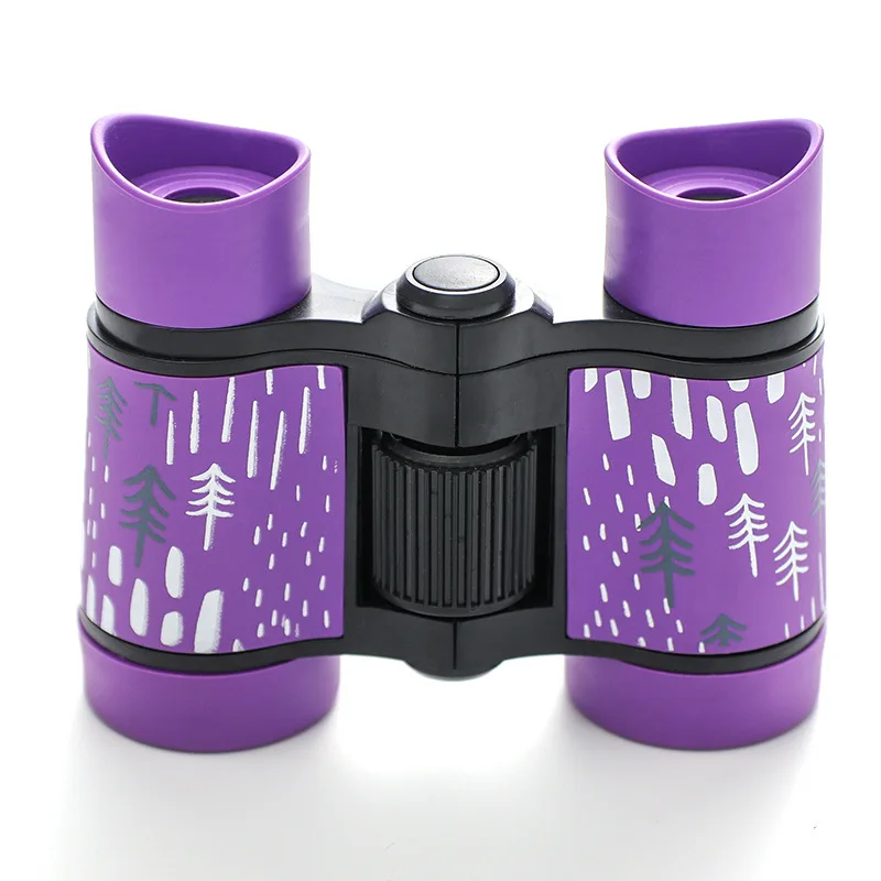 Télescope Binoculaire pour Enfant, ApprentiCumbria de l'Observation des Oiseaux, Optique Pliable, 4x30mm: Violet