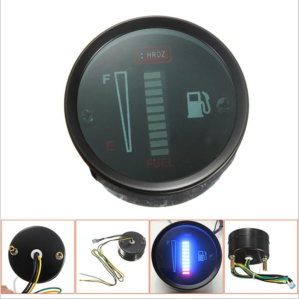 Car And Motorcycle Modified Instrument 52Mm2 Inch Fuel Gauge 12V Led Fuel Gauge Fuel Gauge 12V Led Fuel Gauge