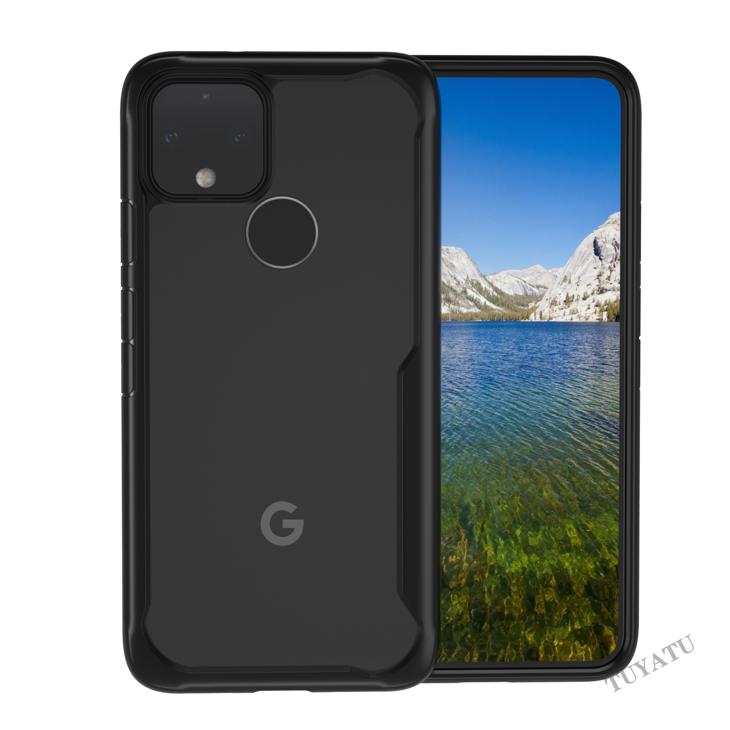Shockproof Armor Case for Google Pixel 5 XL 5A Transparent Cover Luxury Silicone Hard Acrylic Back