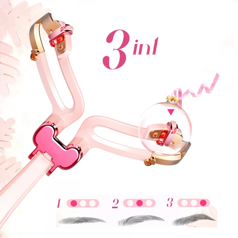 3 in1 Adjustable Eyebrow Stencil Reusable Eyebrow Shaping Template Eyebrow Stencils Kit Grooming Card Eyebrow Tools